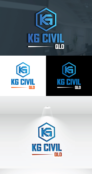Logo Design by Devid00 for KG CIVIL QLD | Design #31543996