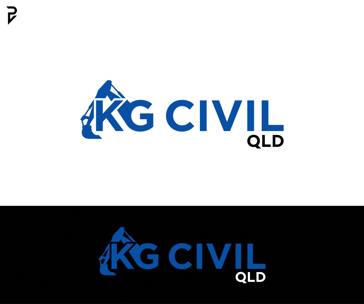 Logo Design by poisonvectors for KG CIVIL QLD | Design #31545519