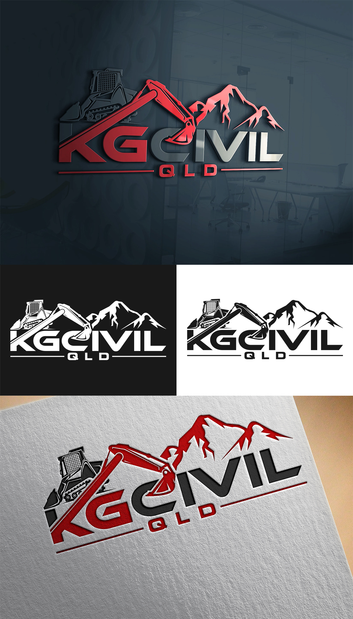 Logo Design by Imran_me for KG CIVIL QLD | Design #31546405