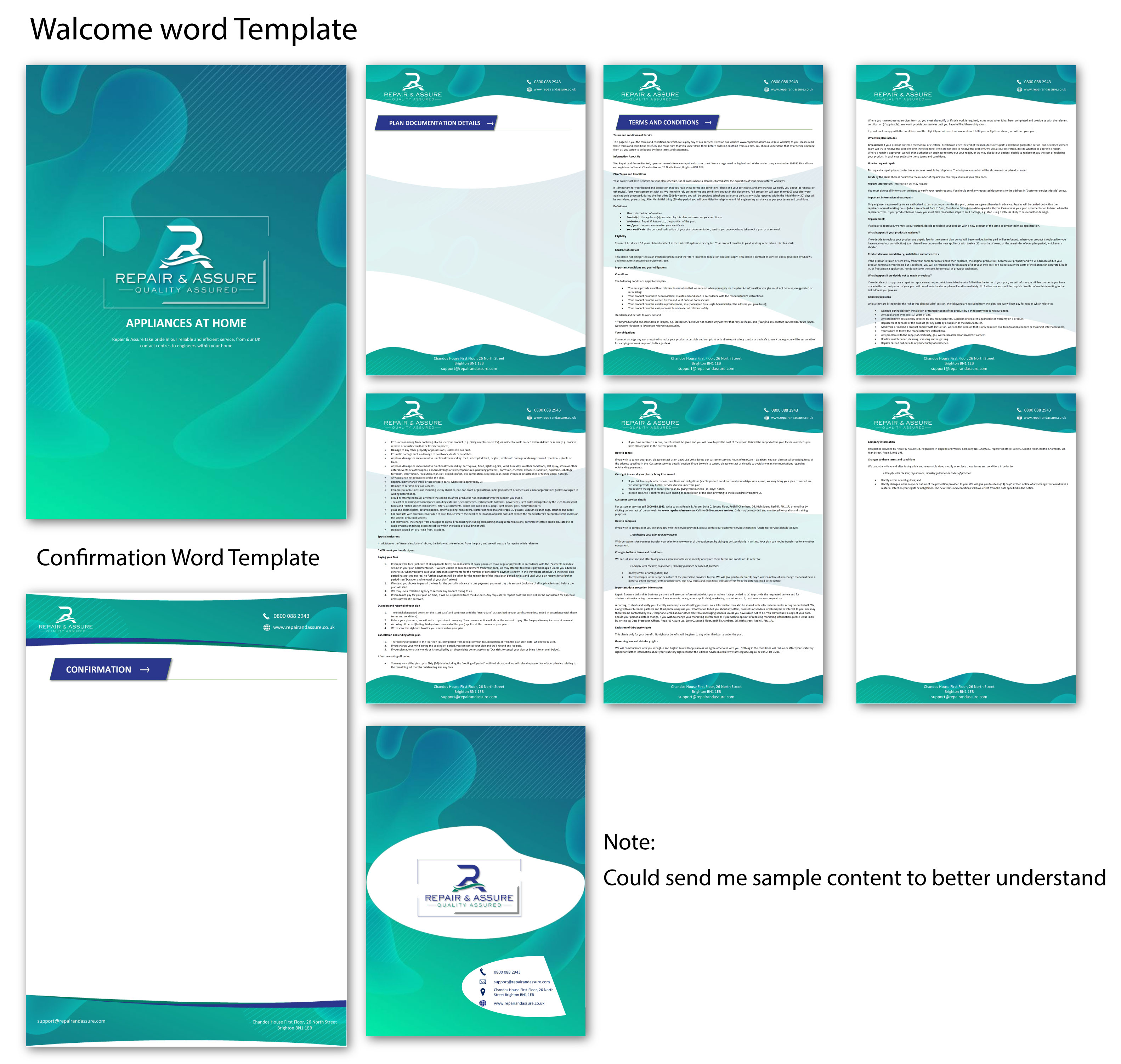 Word Template Design by Mansoorqure for this project | Design #31559892