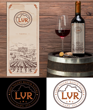 Packaging Design by Zonda Studio for Lost Valley Ranch Wines | Design: #31675119