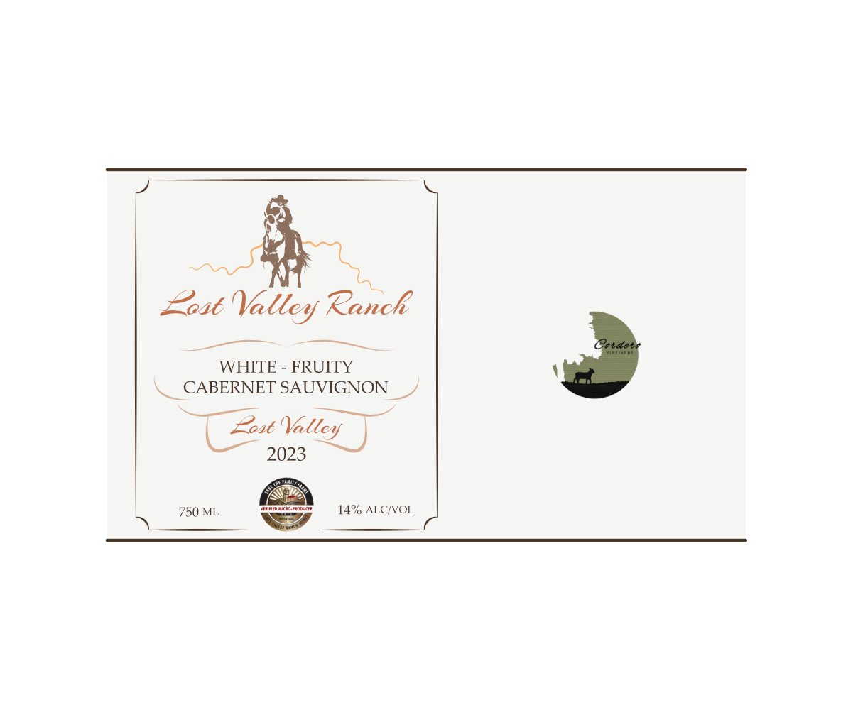 Diseño de Empaque por PierMaxDesign para Lost Valley Ranch Wines | Diseño #31562472