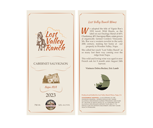 Diseño de Empaque por PierMaxDesign para Lost Valley Ranch Wines | Diseño: #31604728