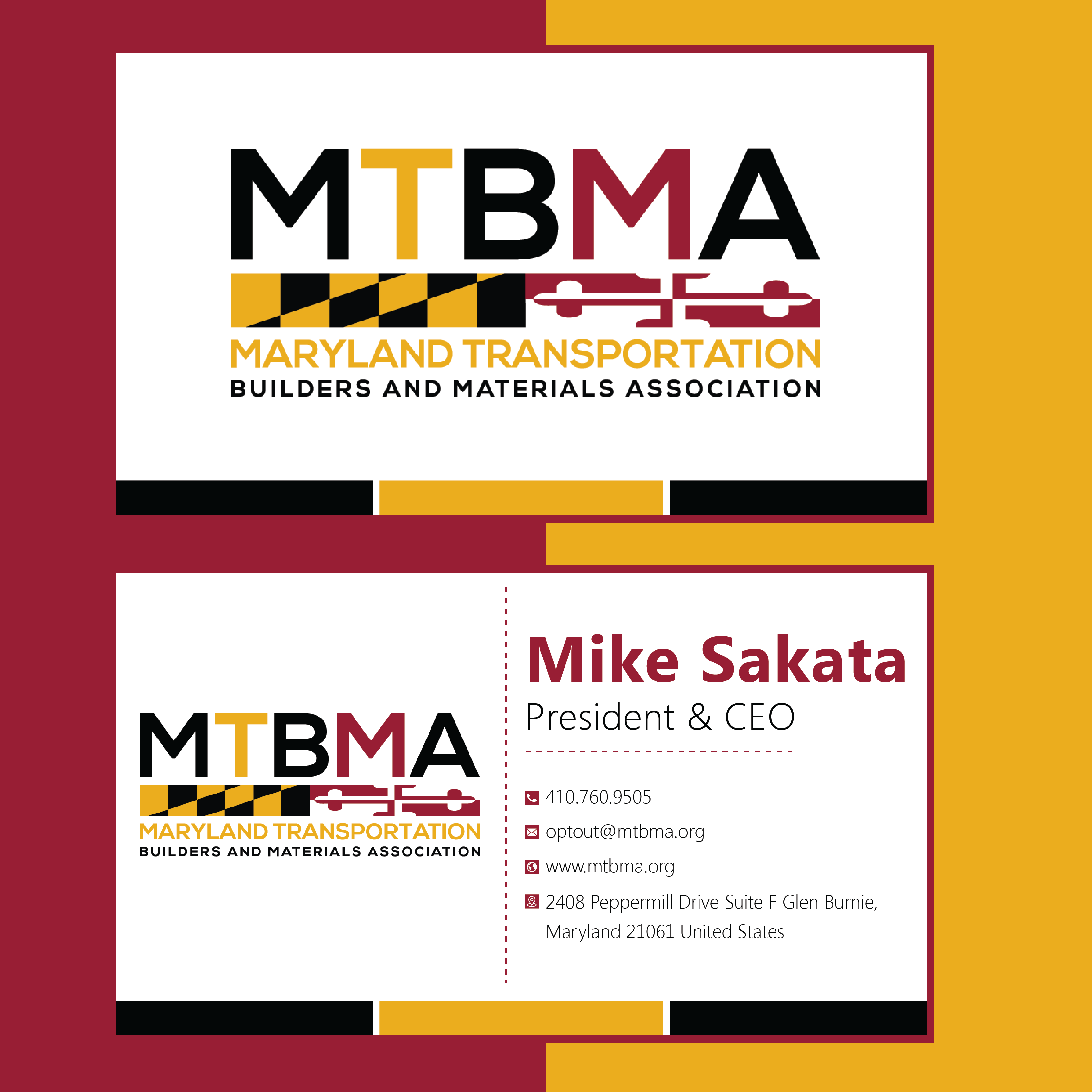 Diseño de Tarjeta de Presentación por Nomey para MTBMA | Diseño: #31558090