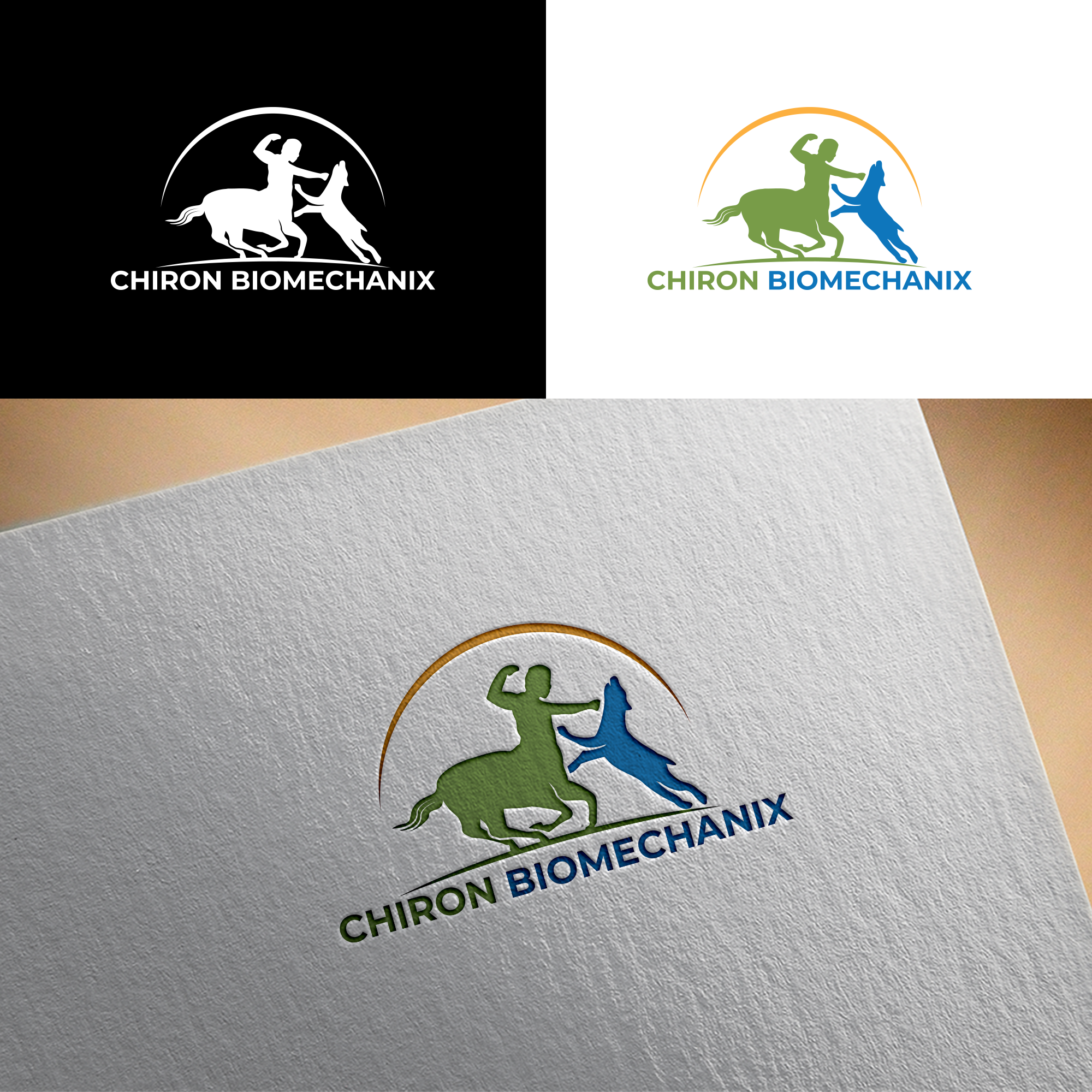 Diseño de Logo por RA-bica para chiron biomechanix ltd | Diseño #31584073