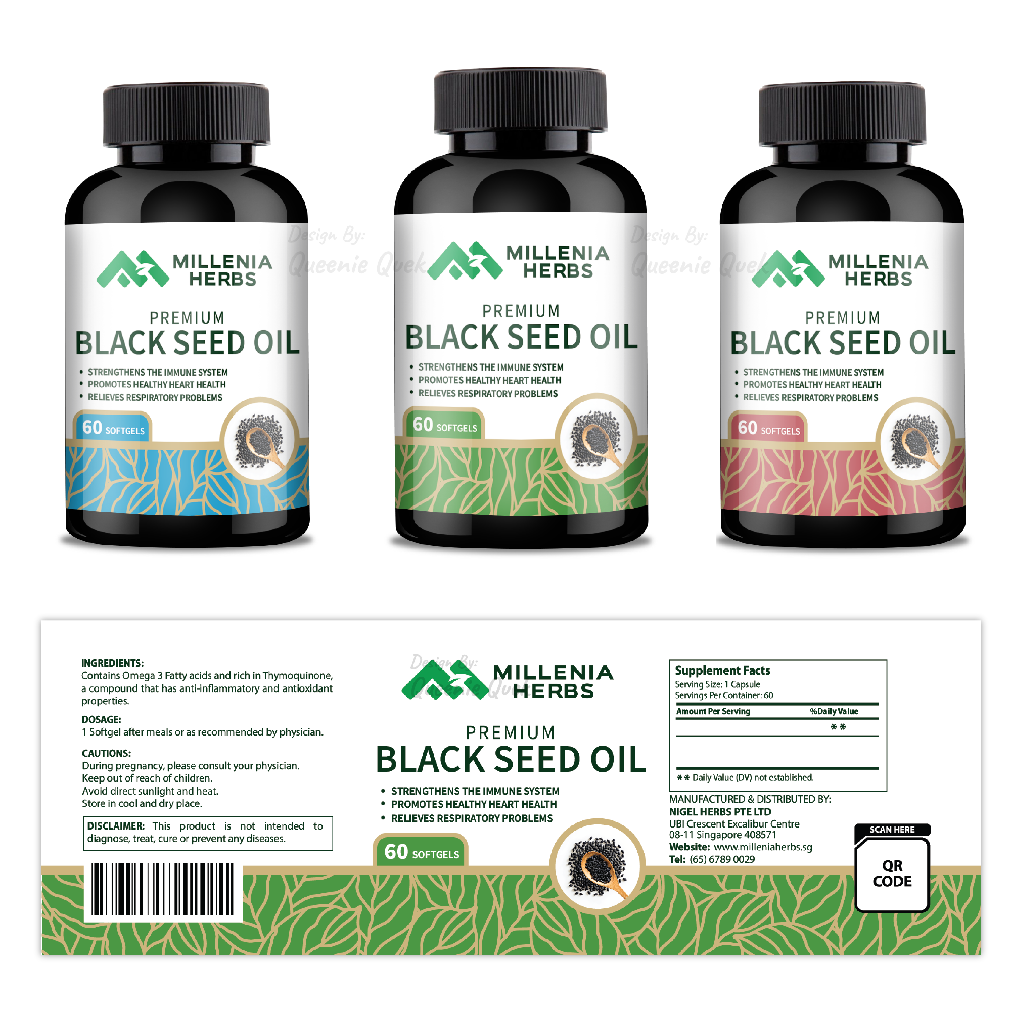 Label Design by Queenie Quek for this project | Design #31584483