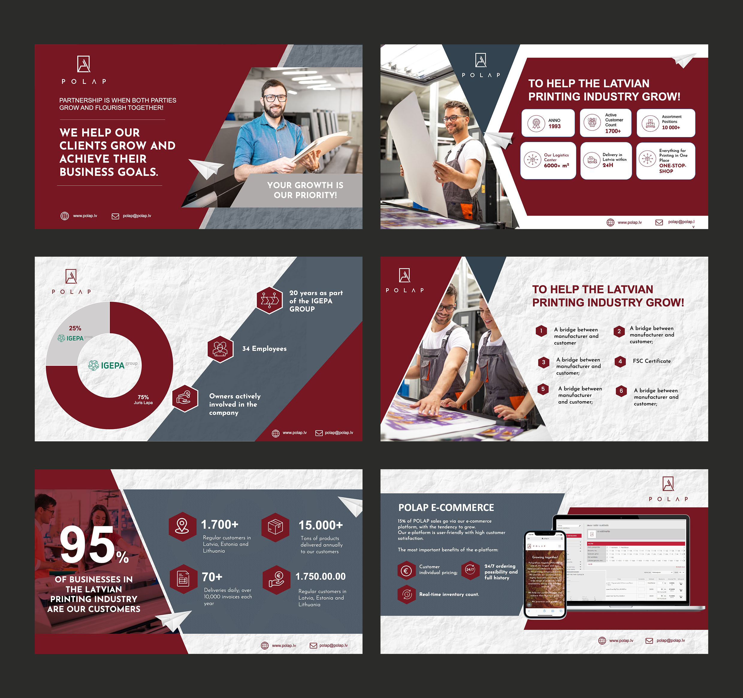 PowerPoint Design by DeriMH for SIA Poligrafijas Apgads POLAP | Design #31577197