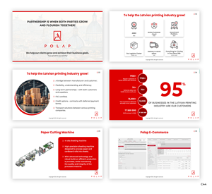 PowerPoint Design by pb for SIA Poligrafijas Apgads POLAP | Design: #31562388