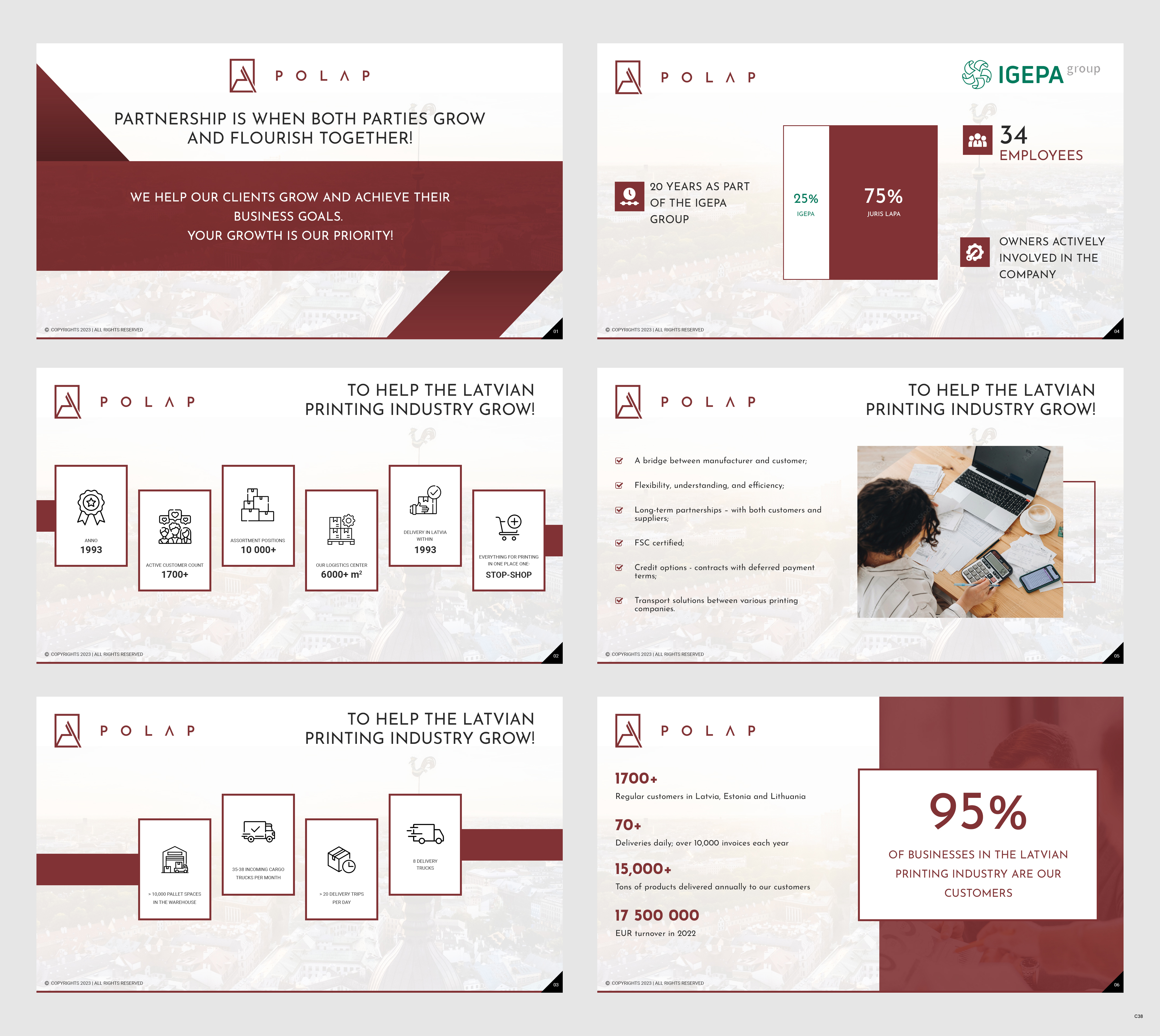 PowerPoint Design by pb for SIA Poligrafijas Apgads POLAP | Design #31562389