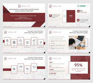 PowerPoint Design by pb for SIA Poligrafijas Apgads POLAP | Design: #31562389
