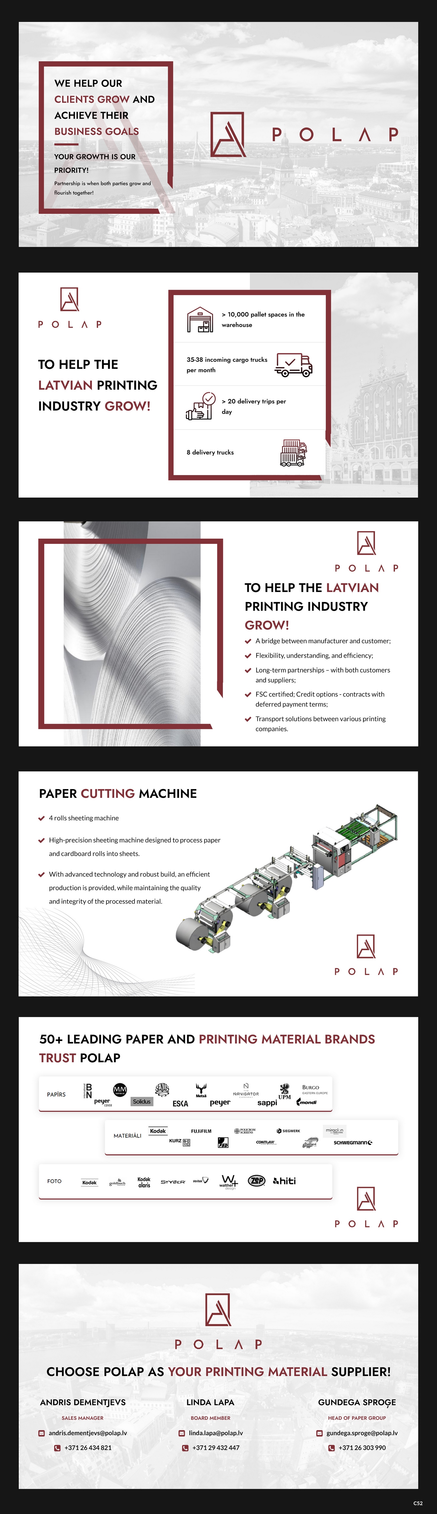 PowerPoint Design by pb for SIA Poligrafijas Apgads POLAP | Design #31562395