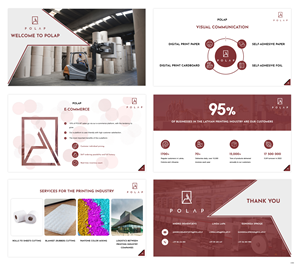 PowerPoint Design by pb for SIA Poligrafijas Apgads POLAP | Design: #31562404