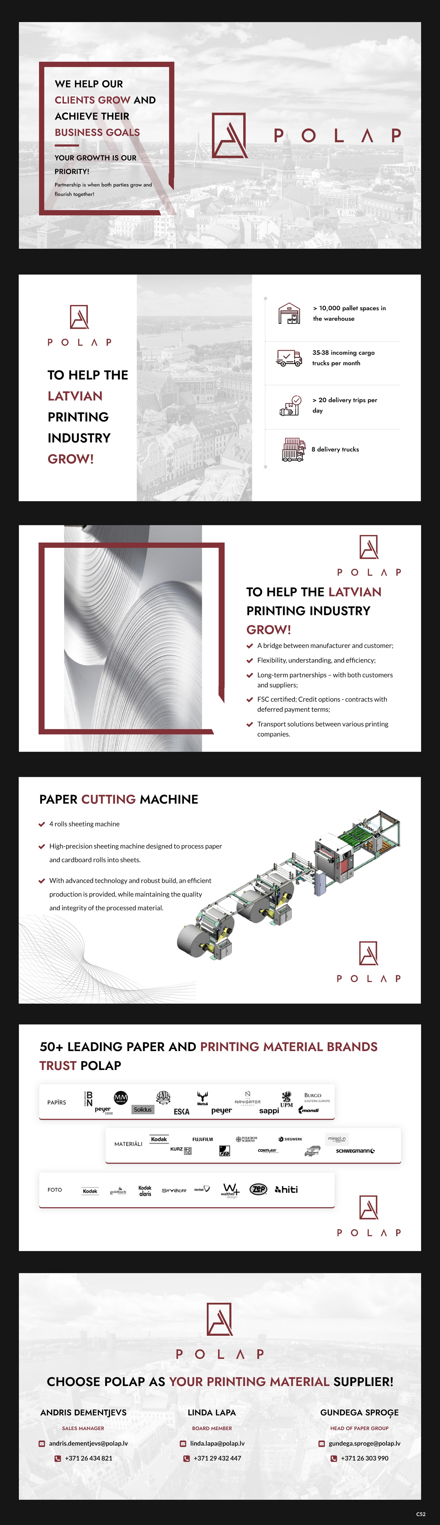 PowerPoint Design by pb for SIA Poligrafijas Apgads POLAP | Design #31568917