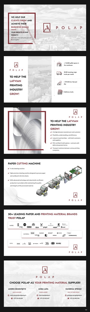 PowerPoint Design by pb for SIA Poligrafijas Apgads POLAP | Design: #31568917