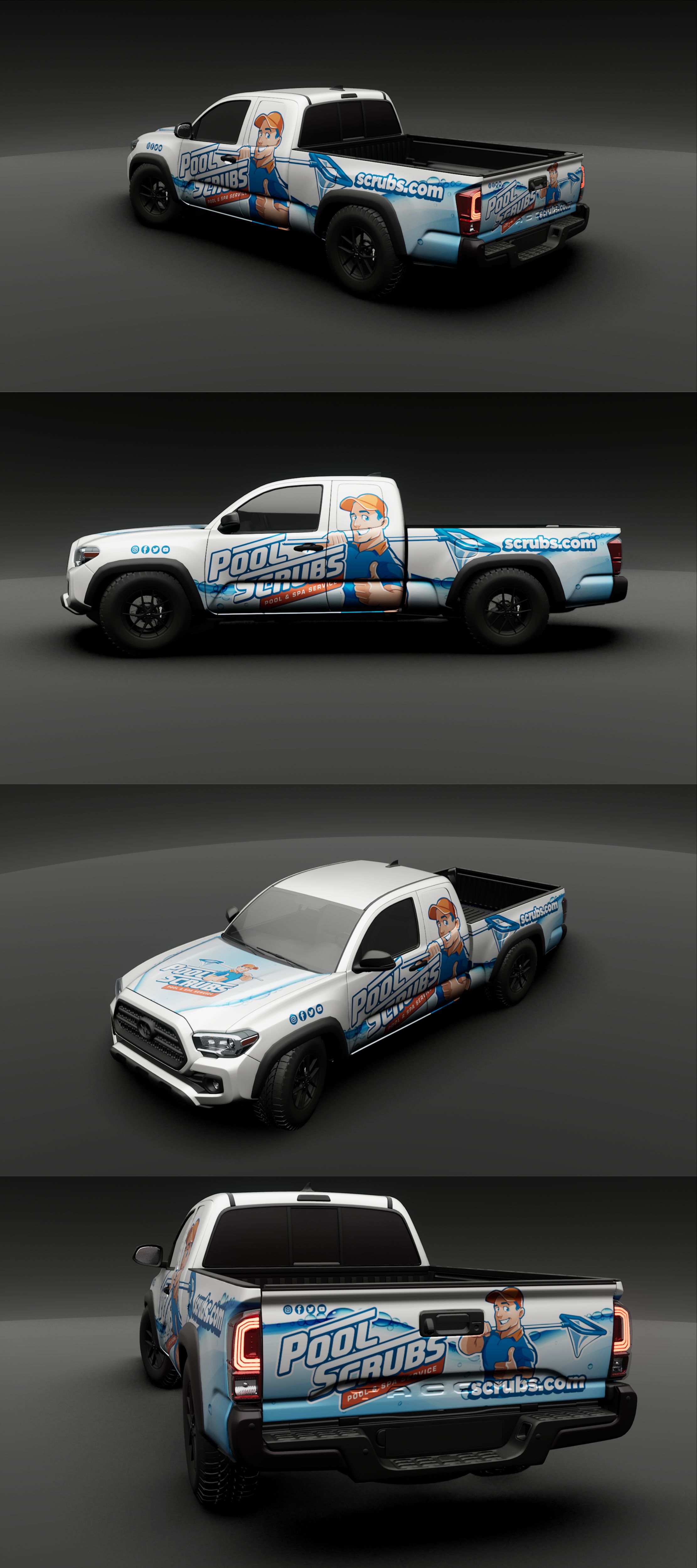 Car Wrap-Design von VEDG für Pool Scrubs | Design #31588810