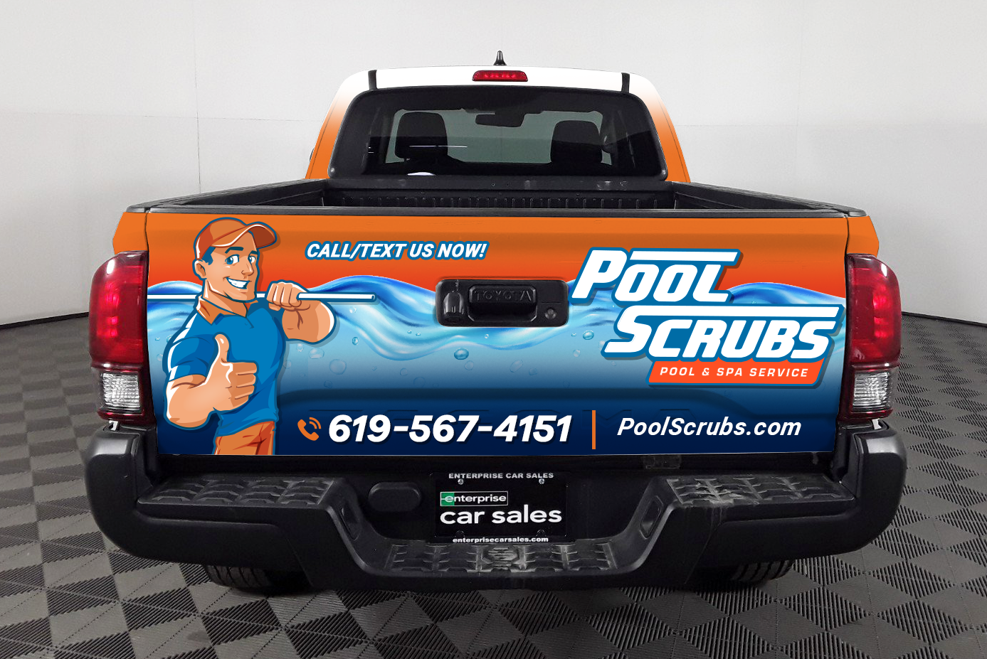 Car Wrap-Design von typefdesign für Pool Scrubs | Design #31648703