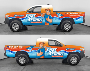 Design de Covering de Véhicule par typefdesign pour Pool Scrubs | Design : #31648742