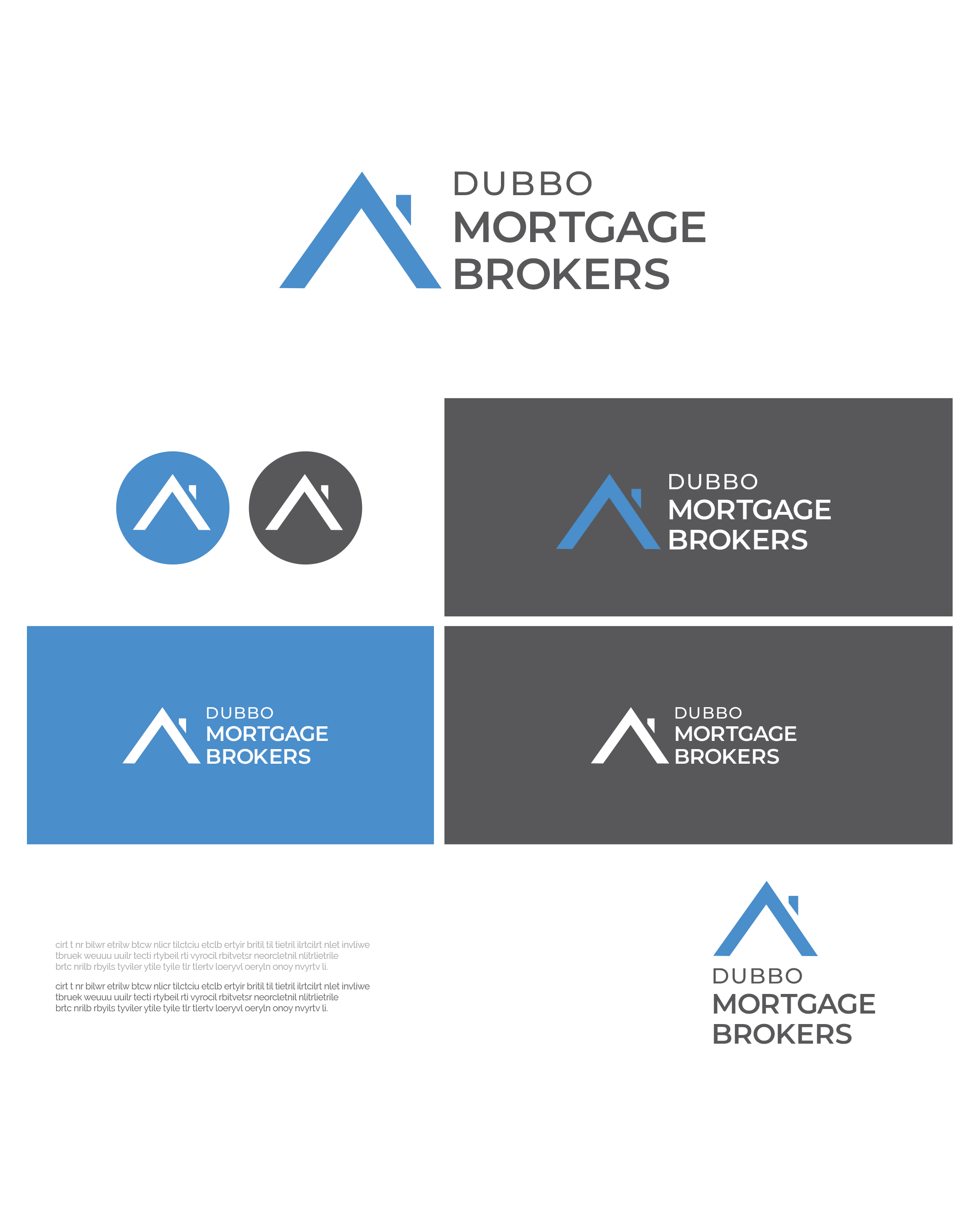 Diseño de Logo por CanDoDesign para Dubbo Mortgage Brokers | Diseño #31587117