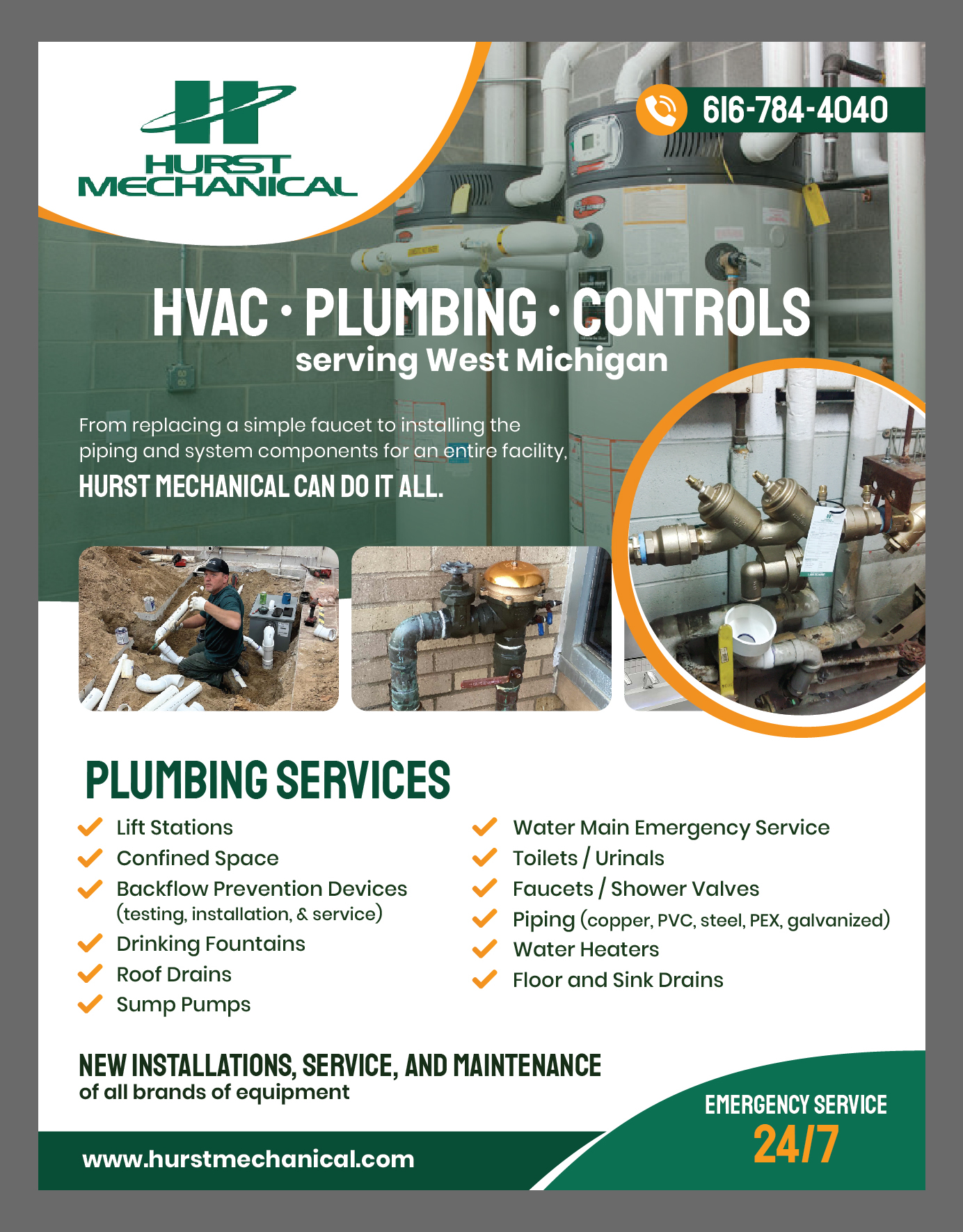 Flyer Design by Mikai!13 for Hurst Mechanical | Design #31565836