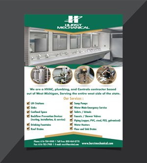 Design de Flyer par HT Graphic pour Hurst Mechanical | Design : #31568445