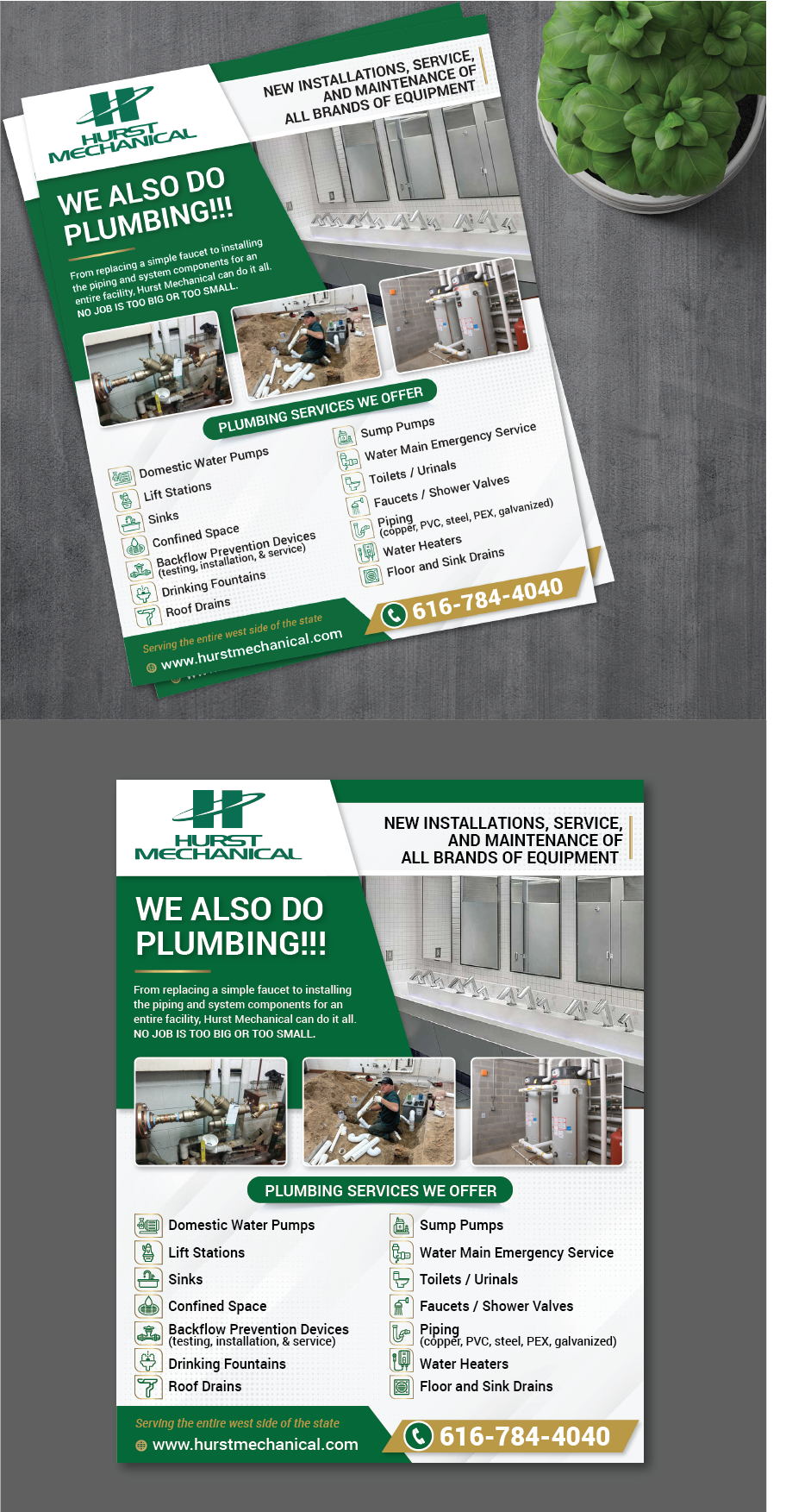 Flyer Design by alex989 for Hurst Mechanical | Design #31567164