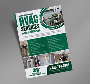 Flyer Design by Dzhafir for Hurst Mechanical | Design #31567585