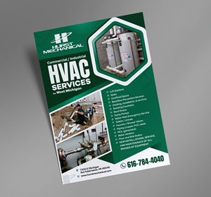 Flyer Design by Dzhafir for Hurst Mechanical | Design: #31567586