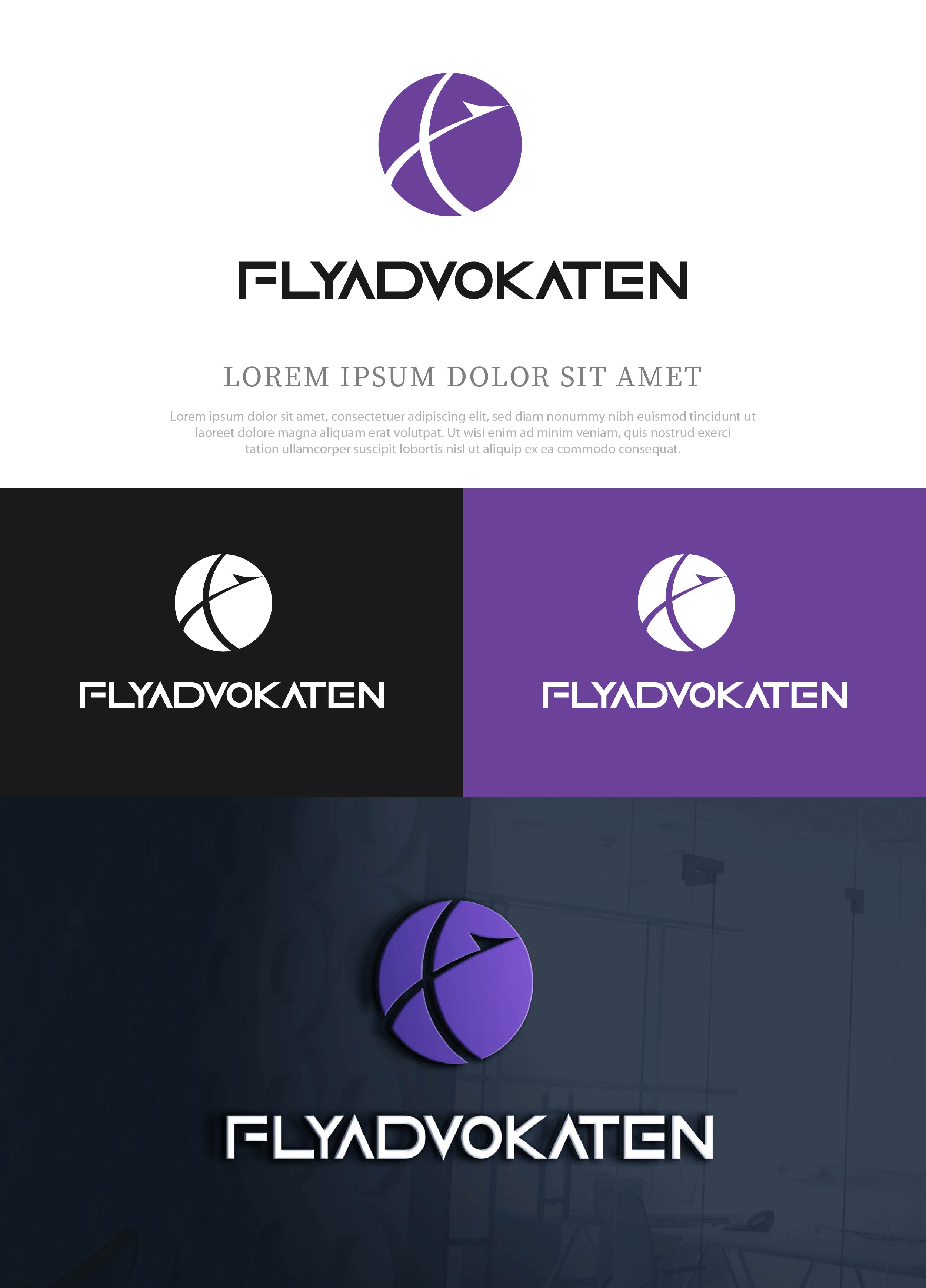 Diseño de Logo por NasarLogo para Flyadvokaten ApS | Diseño #31592135