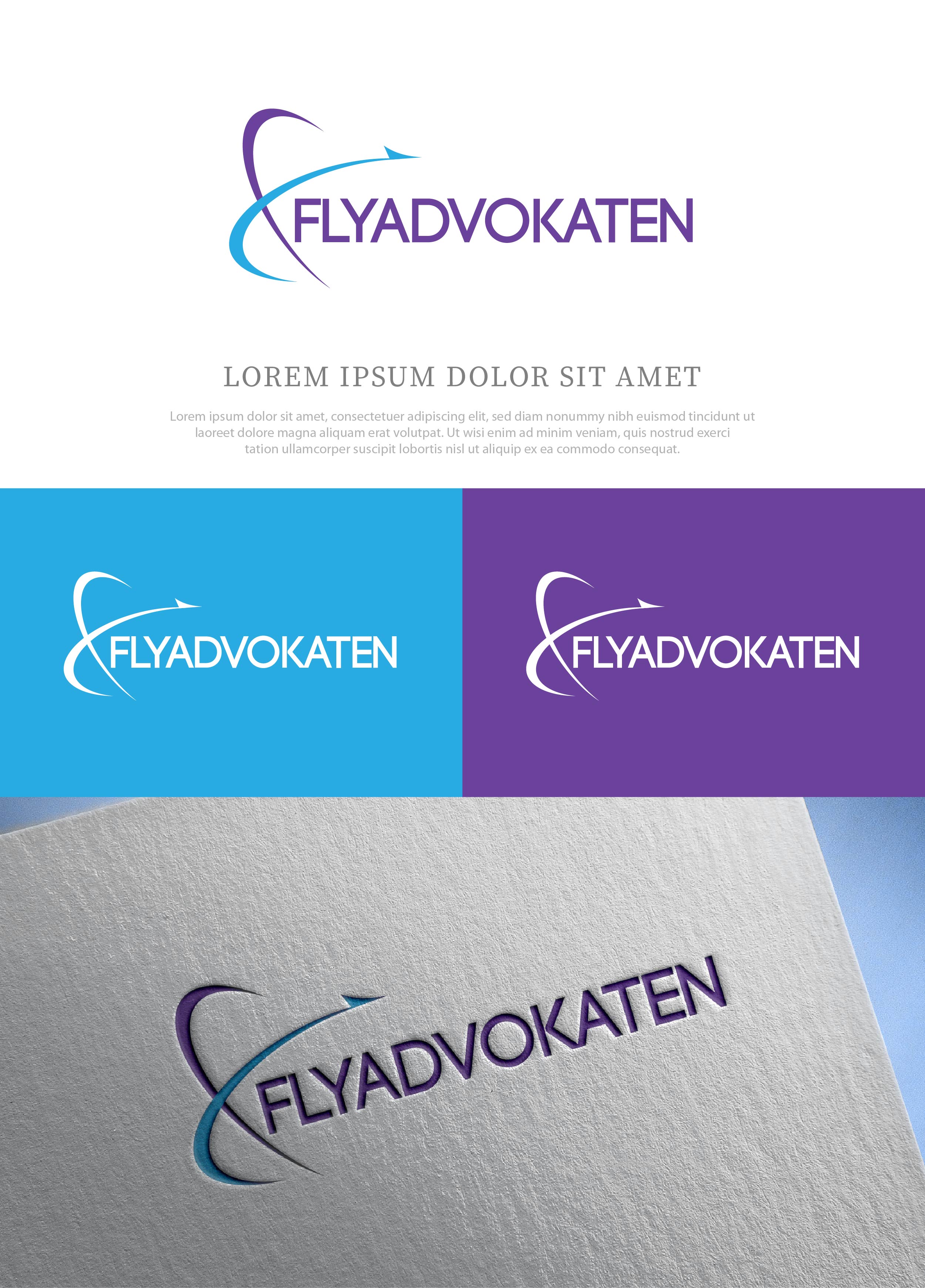 Logo-Design von NasarLogo für Flyadvokaten ApS | Design #31592142