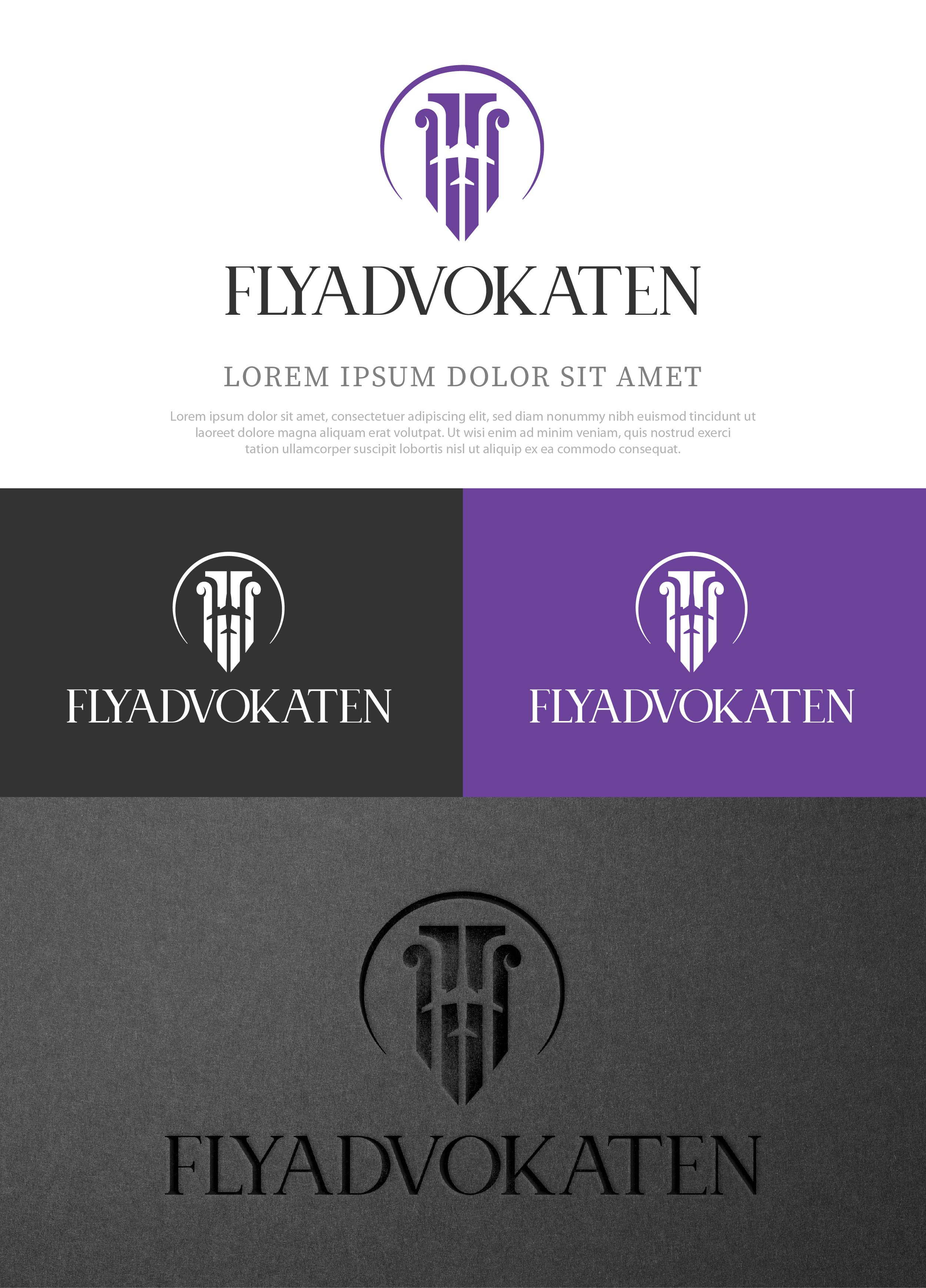 Diseño de Logo por NasarLogo para Flyadvokaten ApS | Diseño #31592143