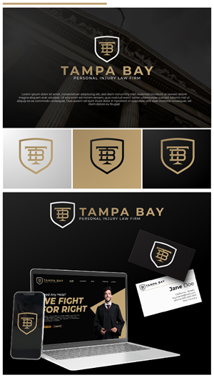 Logo-Design von zero creative für Tampa Bay Persona Injury Law Firm | Design #31572988