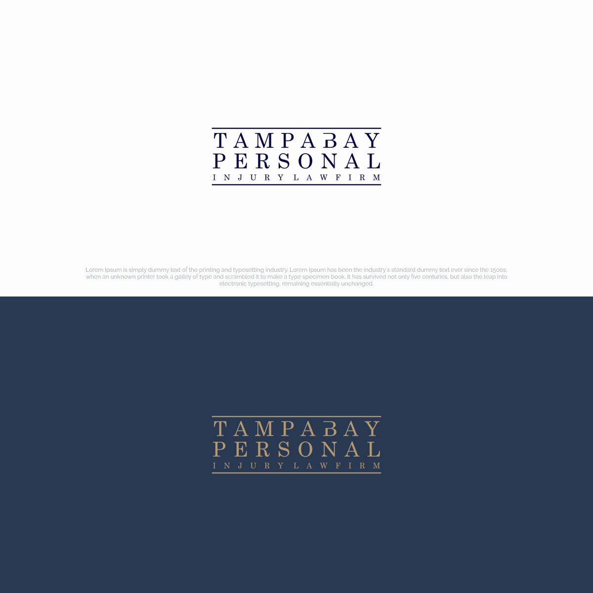 Logo Design by DesignSNW for Tampa Bay Persona Injury Law Firm | Design #31571386