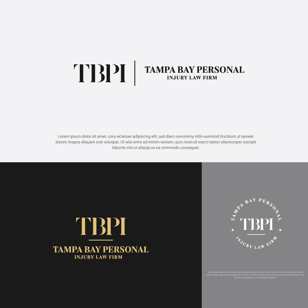 Diseño de Logo por Mosa. Monira para Tampa Bay Persona Injury Law Firm | Diseño #31571477