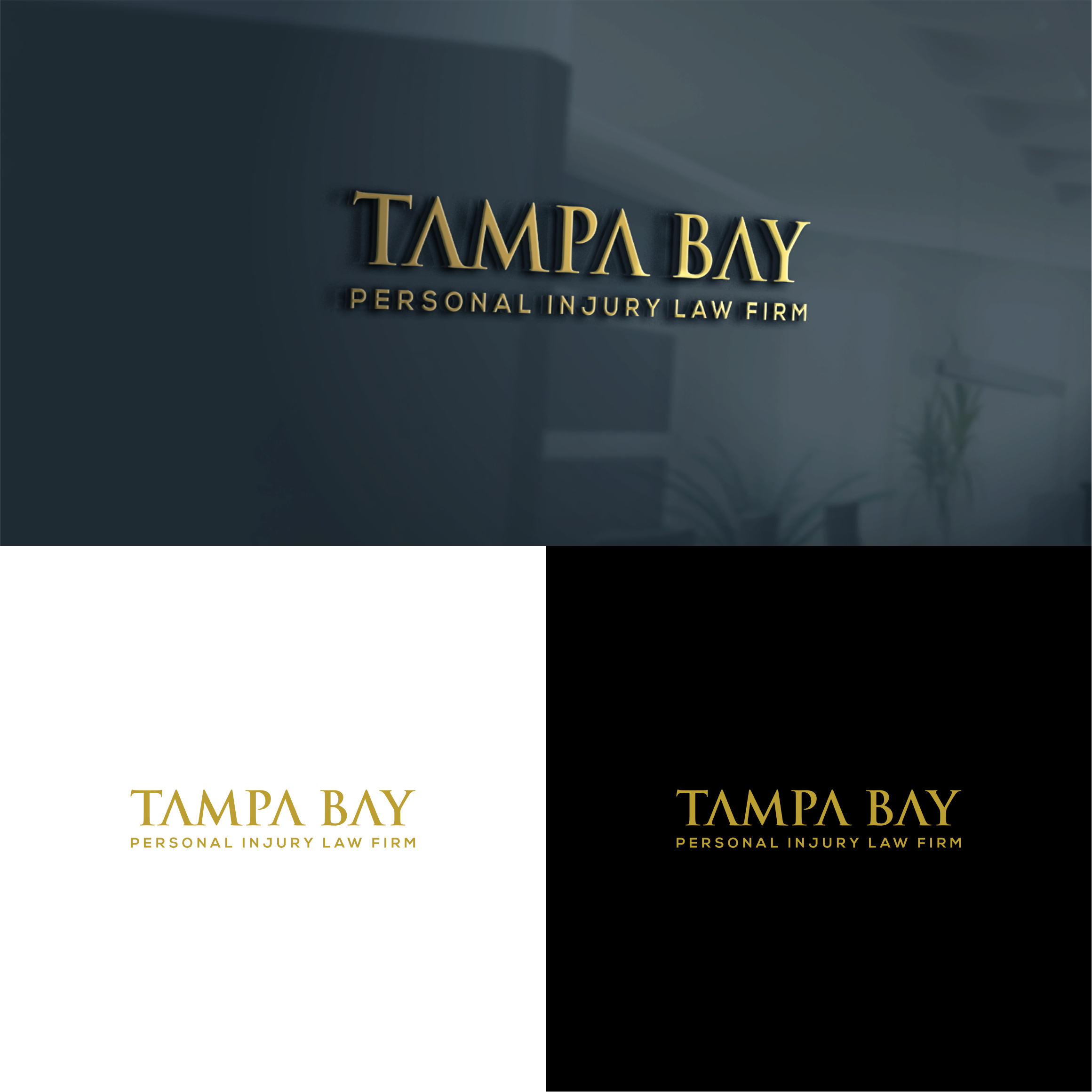 Logo-Design von zeeone für Tampa Bay Persona Injury Law Firm | Design #31574055