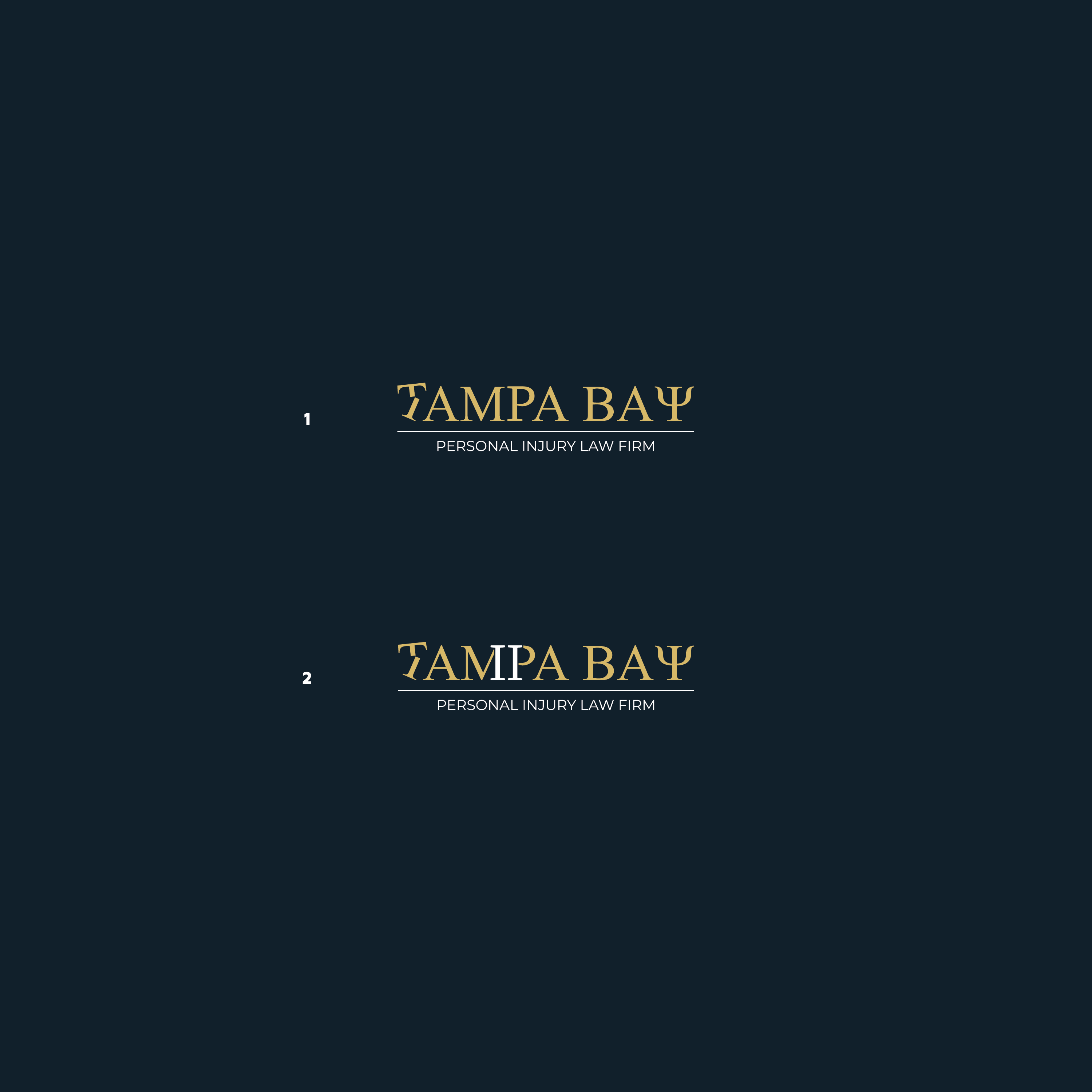 Diseño de Logo por Verified artistry (Design garden) para Tampa Bay Persona Injury Law Firm | Diseño #31581112