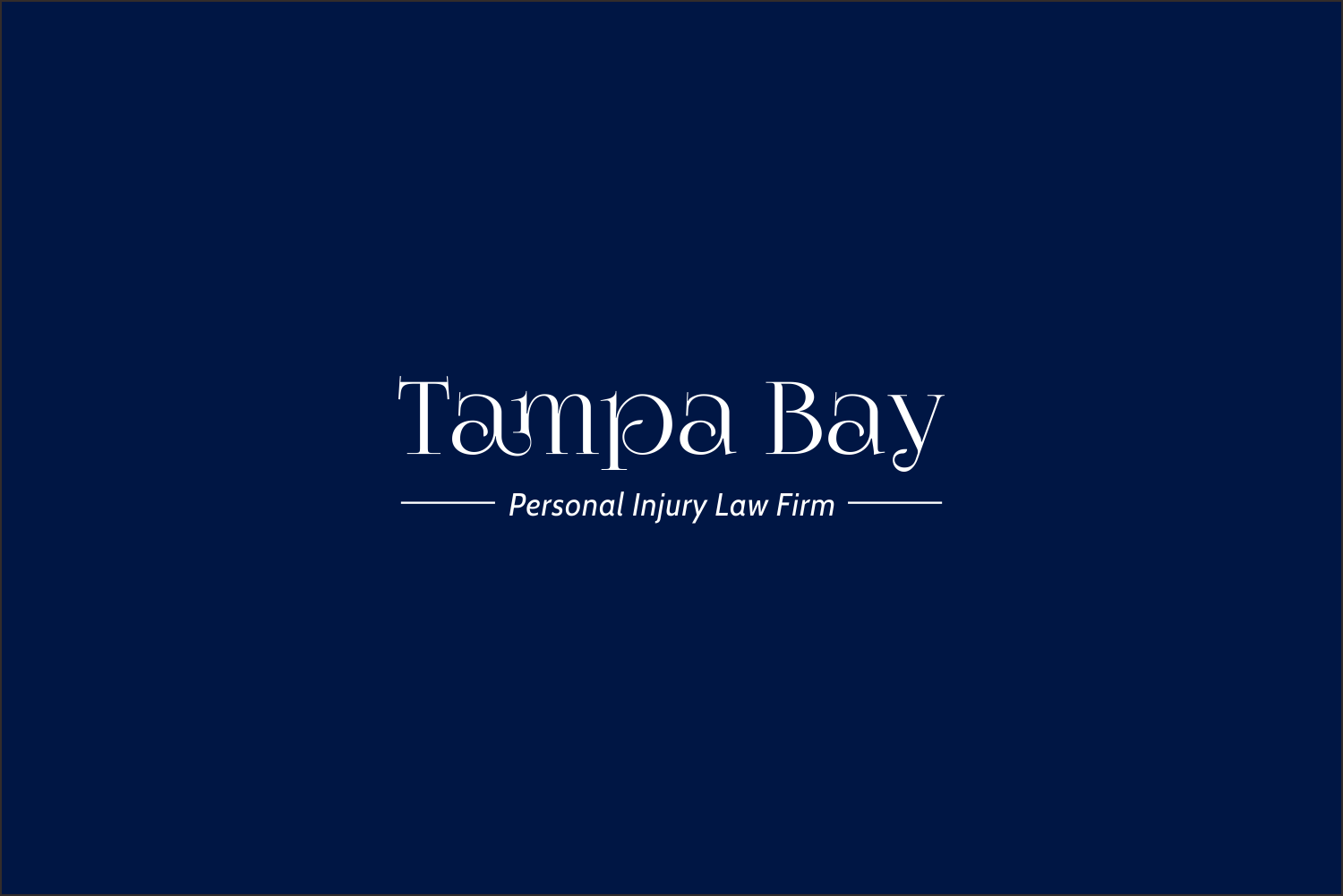 Logo-Design von BUNG für Tampa Bay Persona Injury Law Firm | Design #31570200