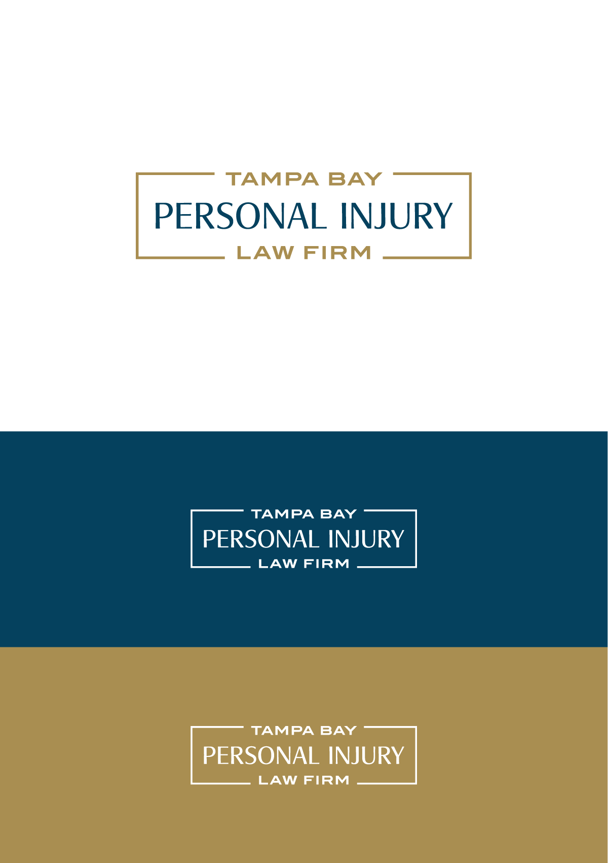 Logo Design by MX-Design for Tampa Bay Persona Injury Law Firm | Design #31572319