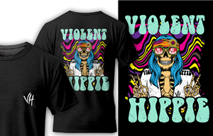 Violent Hippie BJJ Lifestyle brand shirt designs