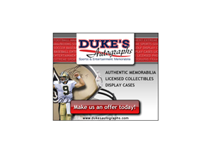 Banner Ad Design by neboica for Duke's Autographs | Design: #752353