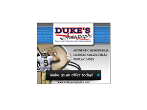 Banner Ad Design by neboica for Duke's Autographs | Design: #752355