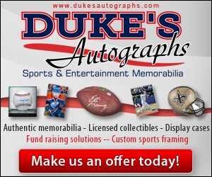 Banner Ad Design by neboica for Duke's Autographs | Design: #752581