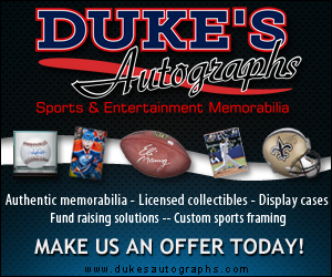 Banner Ad Design by neboica for Duke's Autographs | Design: #754789