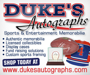 Banner Ad Design by Antony72 for Duke's Autographs | Design: #753609