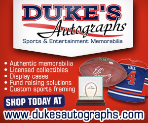 Diseño De Banner Publicitario por Antony72 para Duke's Autographs | Diseño #753624