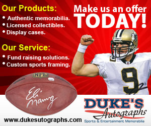 Banner Ad Design by MeMe Botrous for Duke's Autographs | Design: #757643