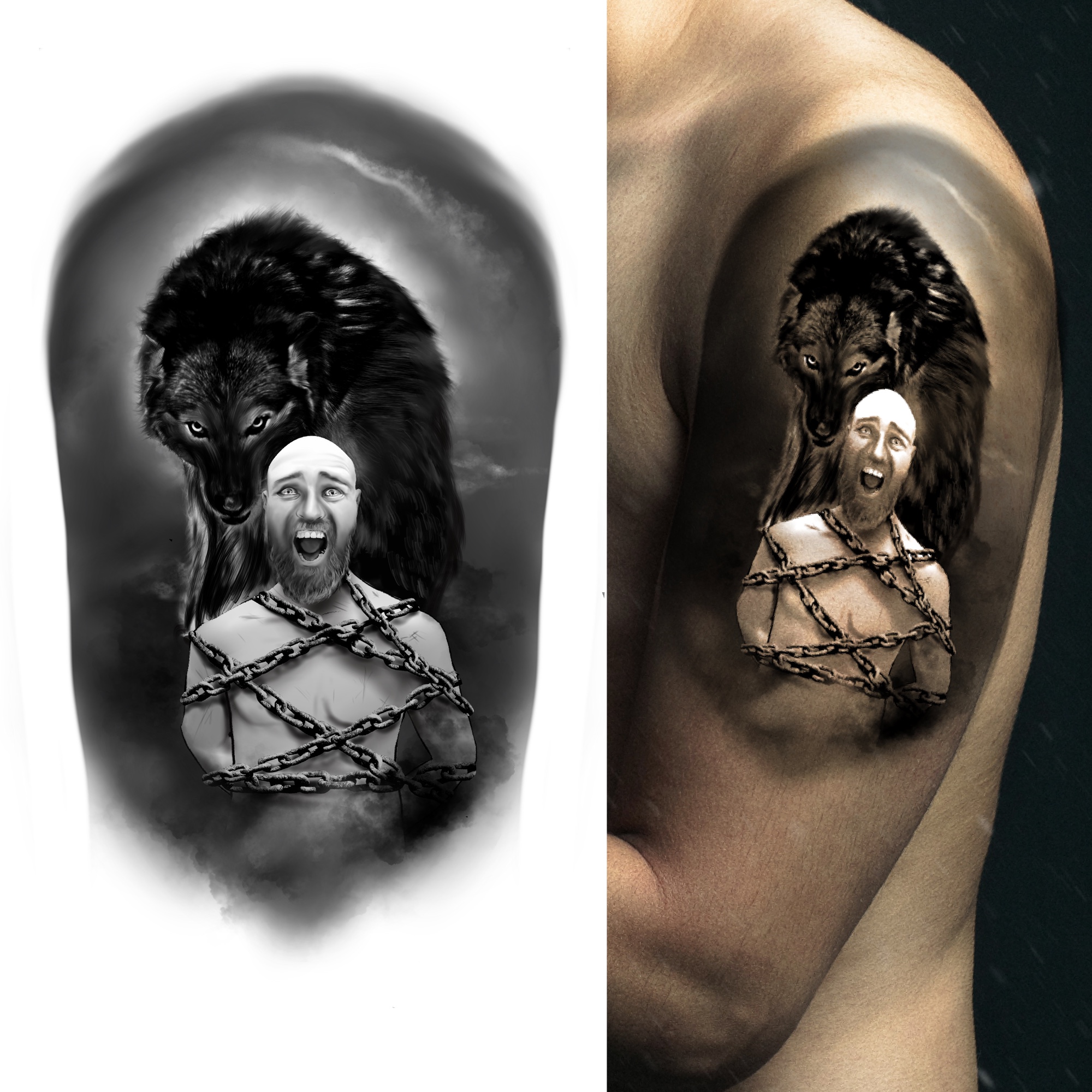 Tattoo Design by bangkat for this project | Design #31594268