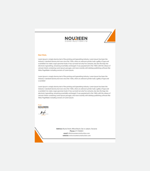 Letterhead Design by Cre@8ive.Colors for this project | Design: #31575171
