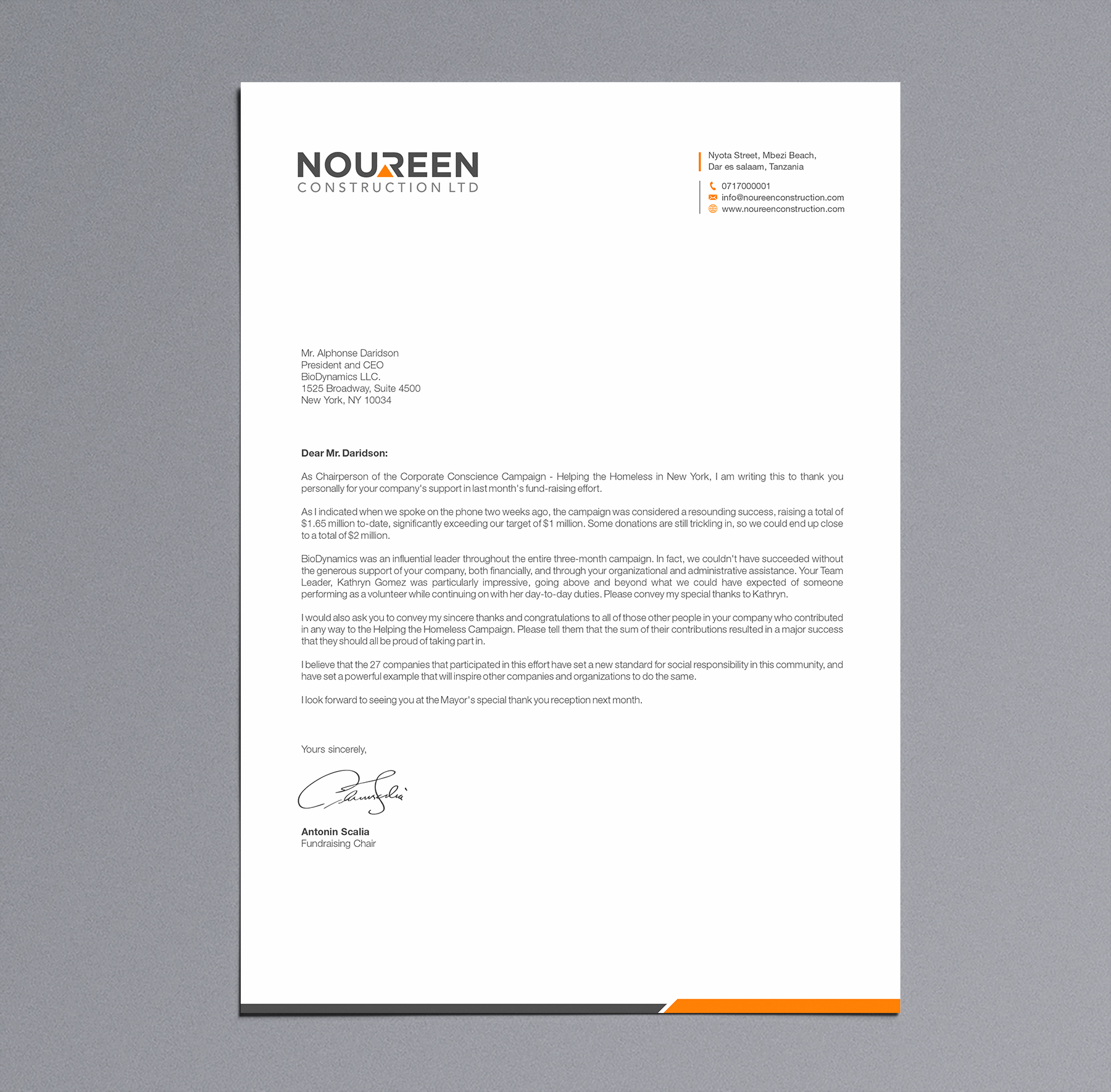 Letterhead Design by logodentity for this project | Design #31574205