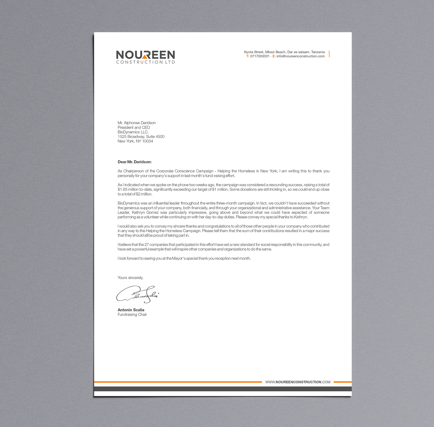 Letterhead Design by logodentity for this project | Design #31574231