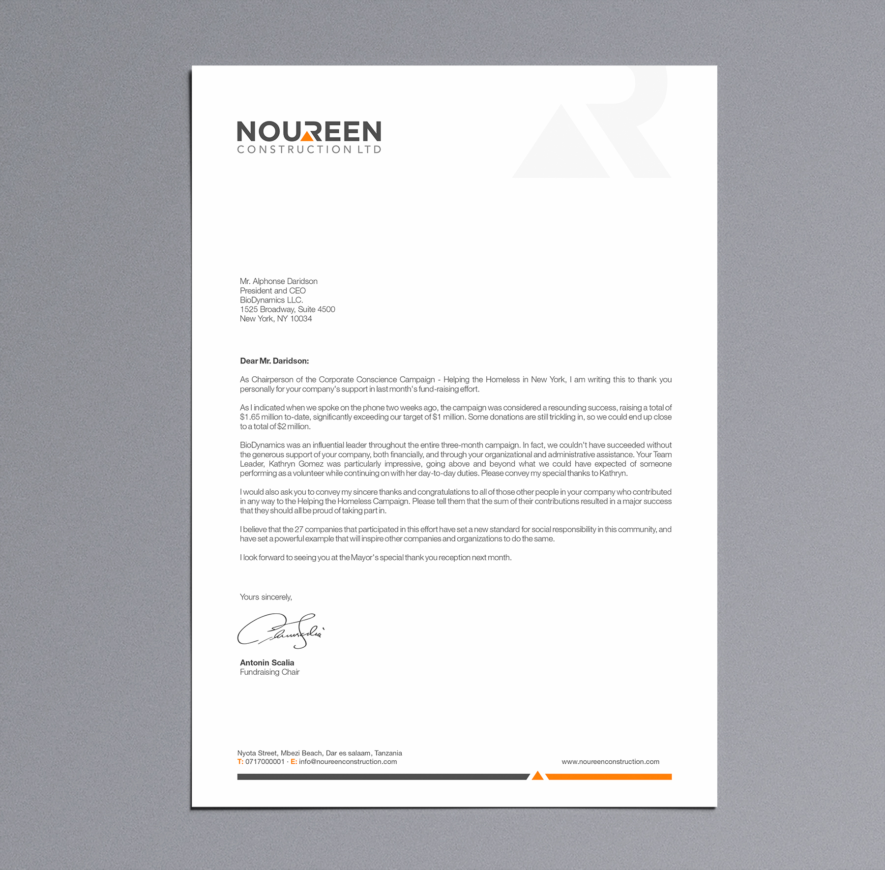 Letterhead Design by logodentity for this project | Design #31574266